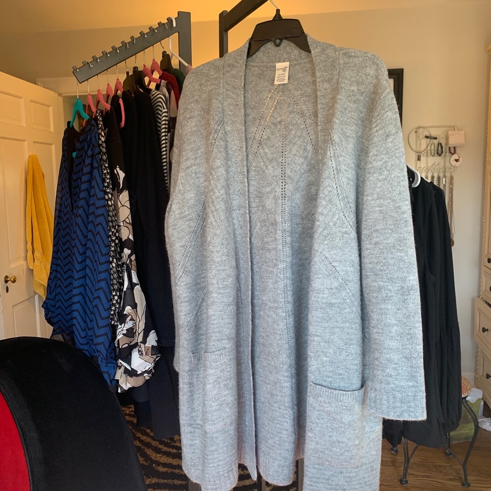 Gray warm sweater